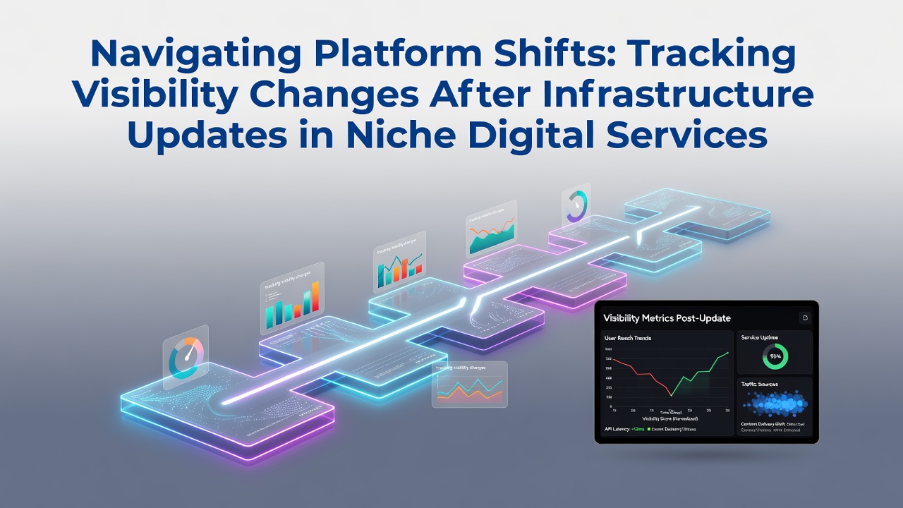 Navigating Platform Shifts: Tracking Visibility Changes After Infrastructure Updates in Niche Digital Services